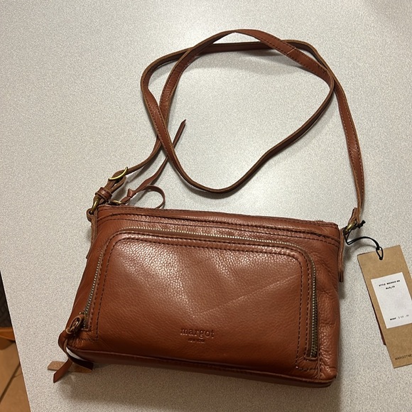 Margot Molly CB Tan Leather Crossbody bag - Picture 14 of 14